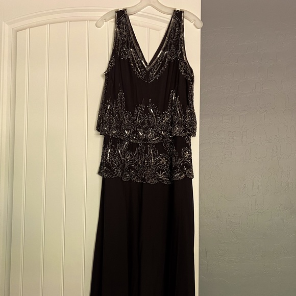 Cocktail Length Beaded Dress and Jacket 633